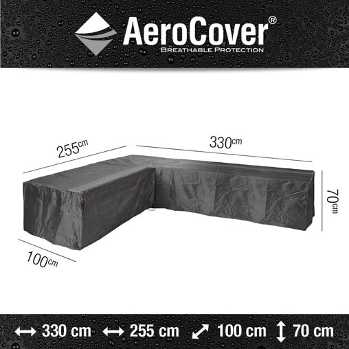 AeroCover loungesethoes links 330 x 255 x 100 x 70 cm